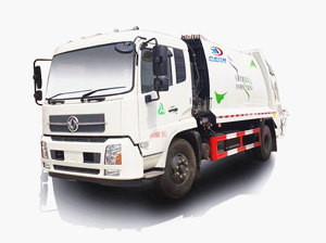 國(guó)五東風(fēng)天錦壓縮式垃圾車